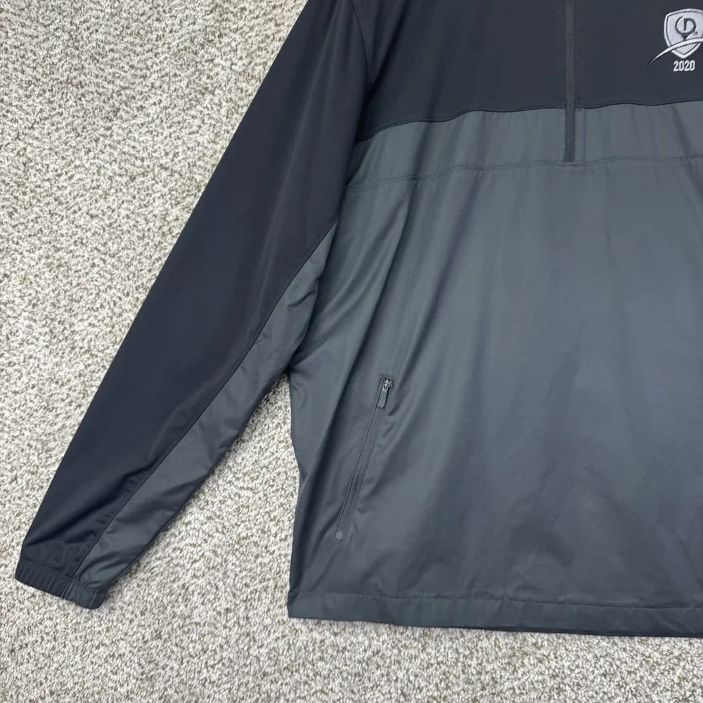 Nike Shield Victory Jacket Men's Size Medium Black Gray Quarter Zip BV0387-010